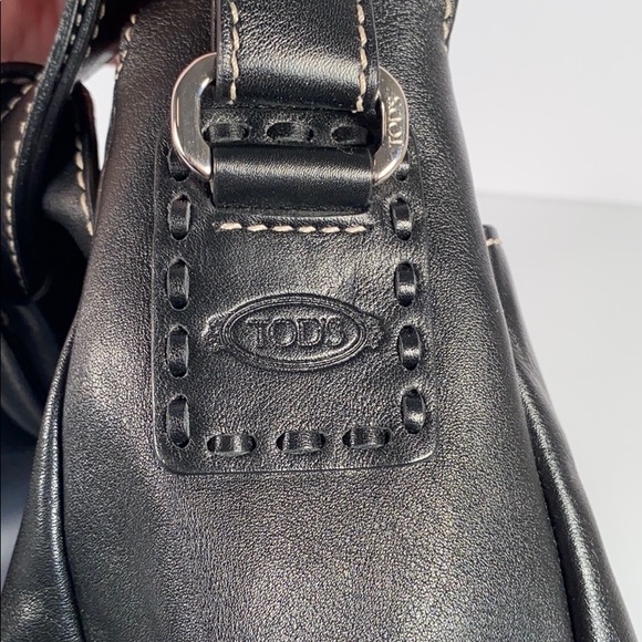 Tod’s Vintage black short strap shoulder bag - Picture 3 of 6